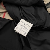 BURBERRY バーバリー 裏チェック ノバチェック ダウンライナー付き コート サイズ M /メンズ/ブラック/襟フード収納/三陽商会