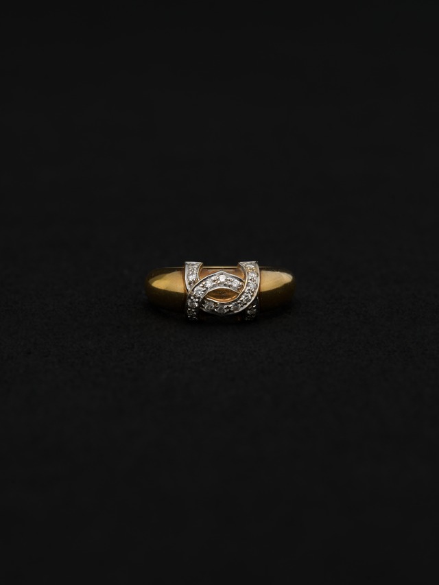 Double C Diamond Ring