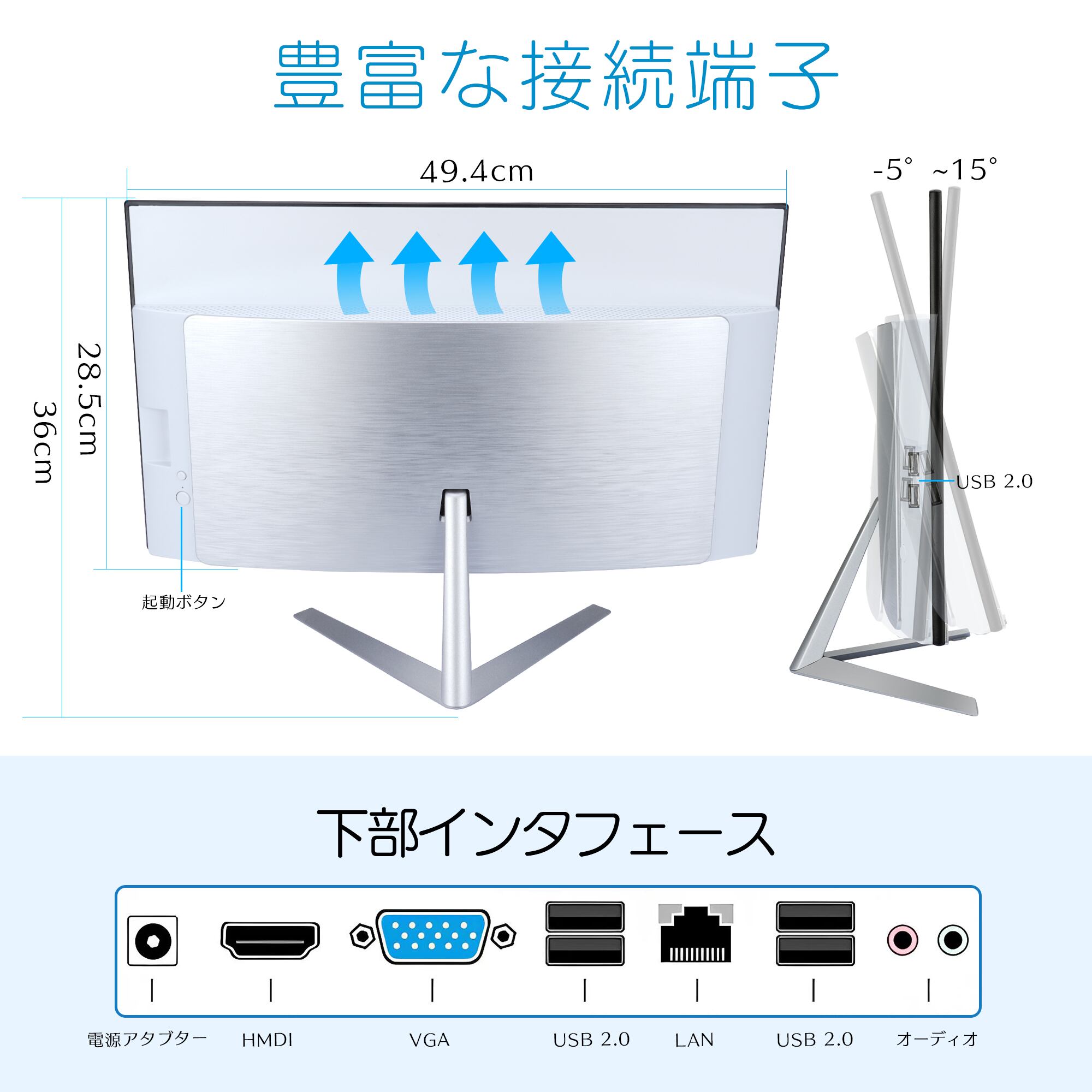 一体型液晶デスクトップパソコンインテル第二世代  i5