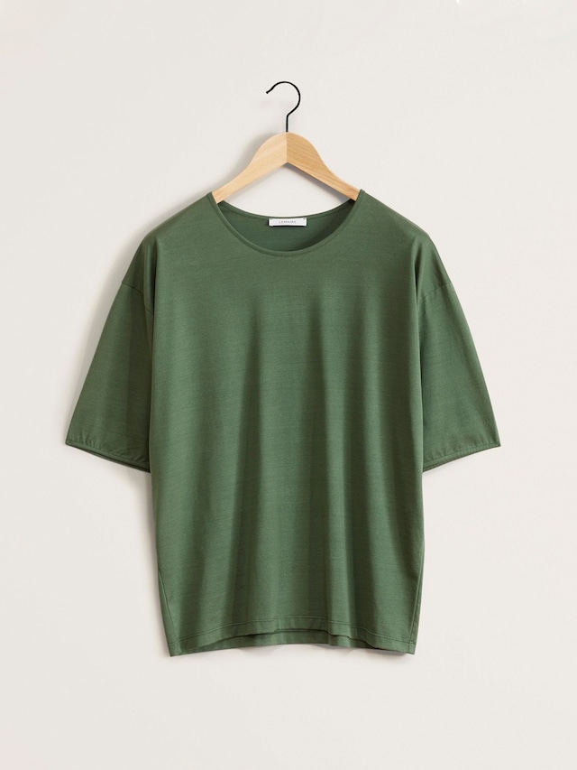 LEMAIRE　SS RELAXED TEE　SMOKY GREEN　TO1231 LJ1018