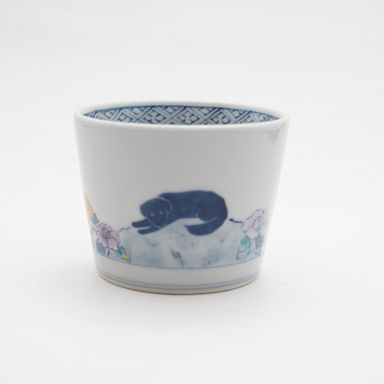 【二月窯】そば猪口 犬 B