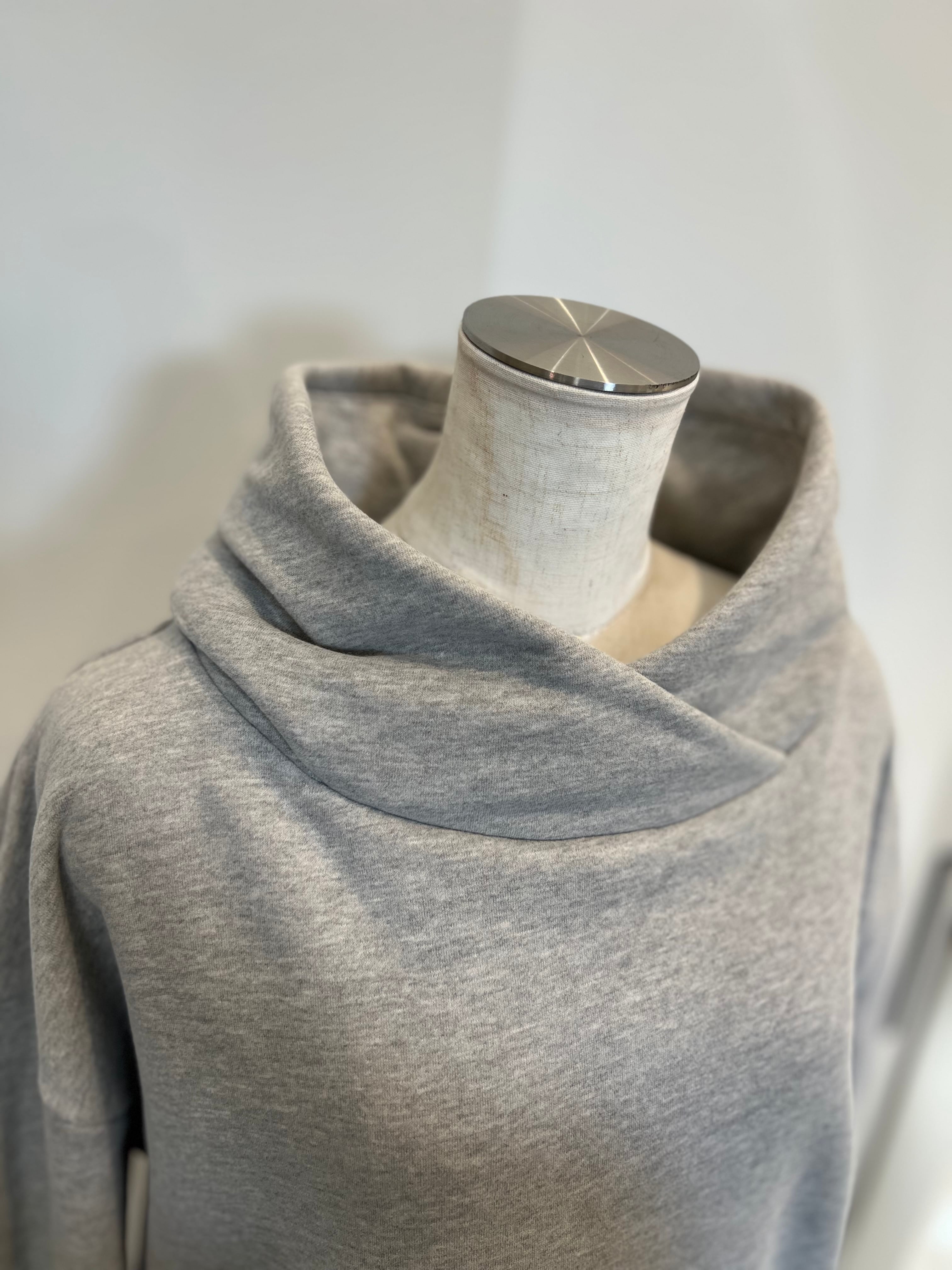 【PASSIONE】裏起毛サイドジッププルオーバー