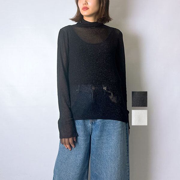 ELENDEEK エレンディーク LAME SHEER HINECK KT 5124426100 2024秋物 