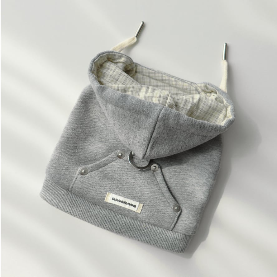 M/在庫確保済【DURANG RURANG】CROP HOODIE HARNESS (Gray)