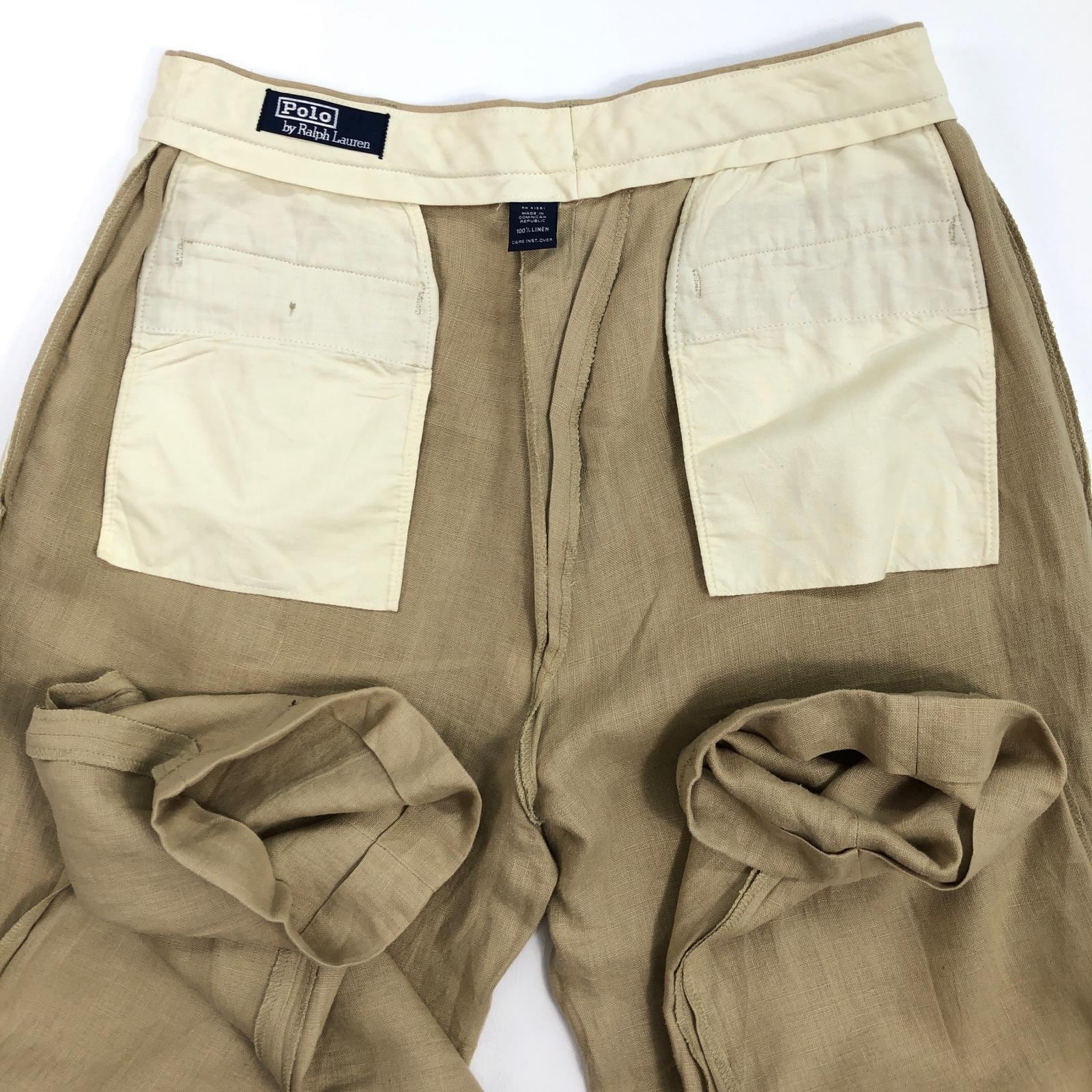 POLO RALPH LAUREN ポロ・ラルフローレン 90年代 2タック リネン