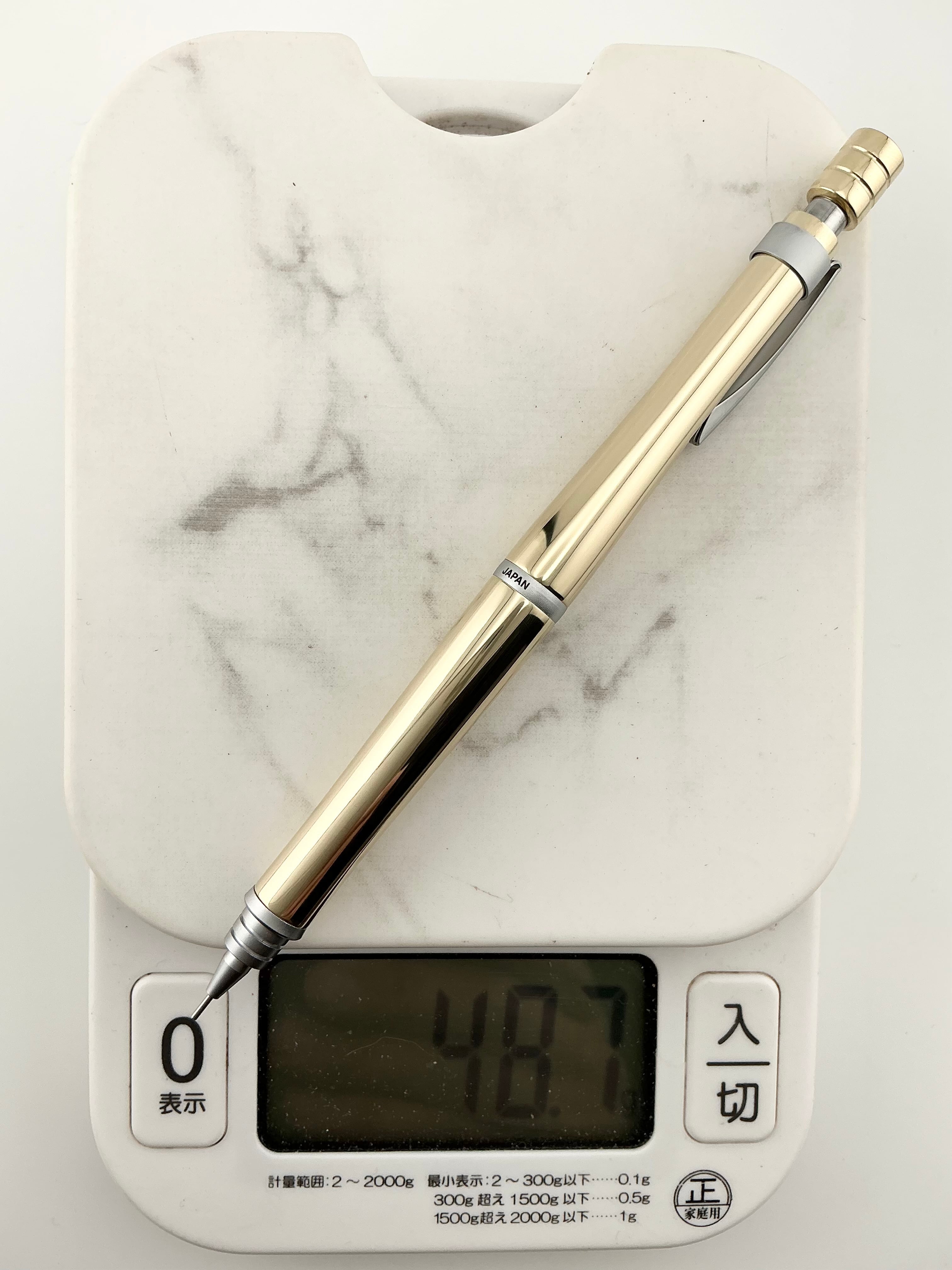 PILOT S20 真鍮カスタム ミラーポリッシュ仕様 0.5mm シャーペン