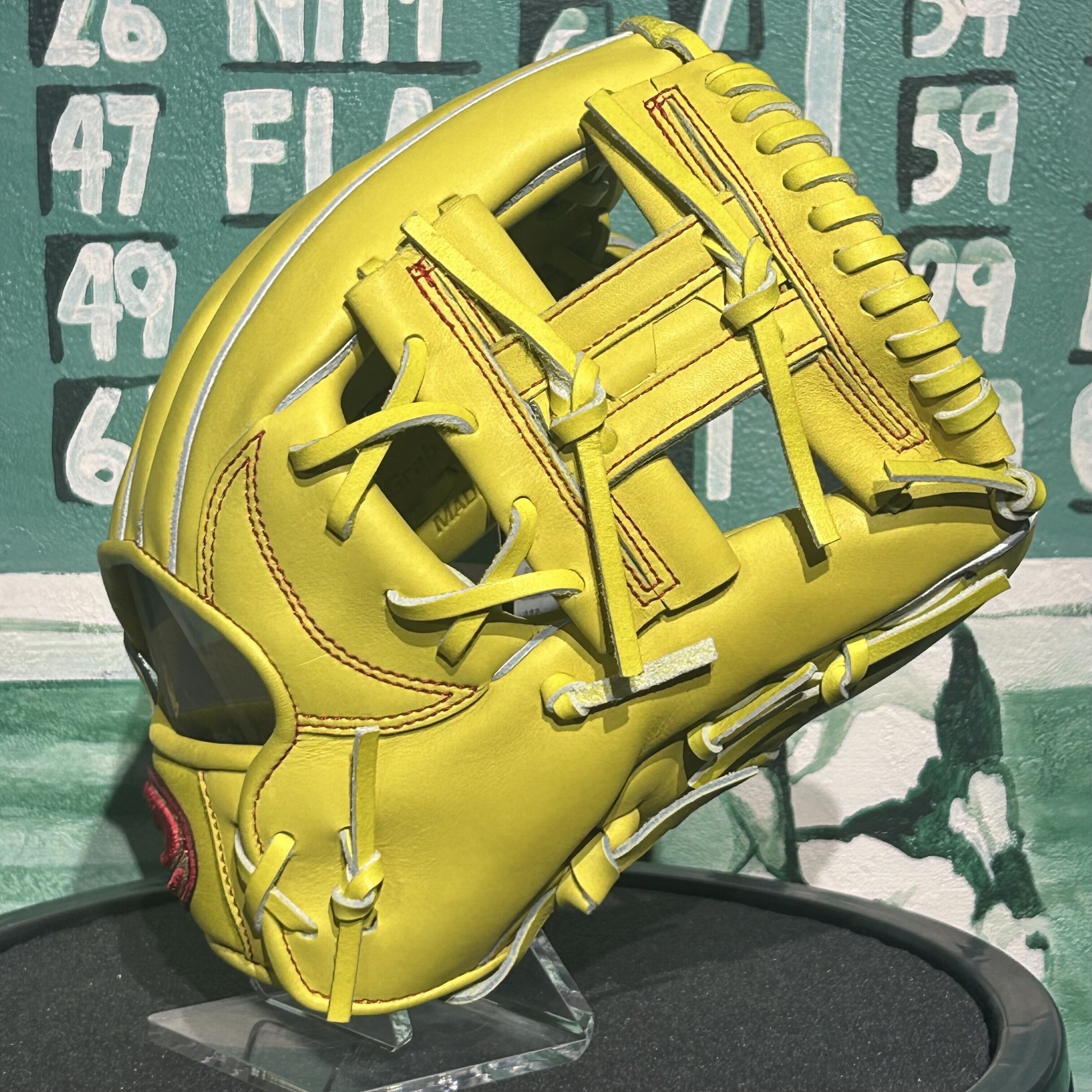 D-Quest ディークエスト 中学硬式グラブ 内野手用 FHY-Y14 ライム