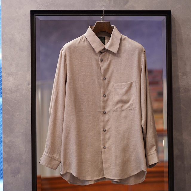 Gorsch the merry coachman(ゴーシュザメリーコーチマン) 24SS "Collar Shirt Vintage" -Wool Beige-