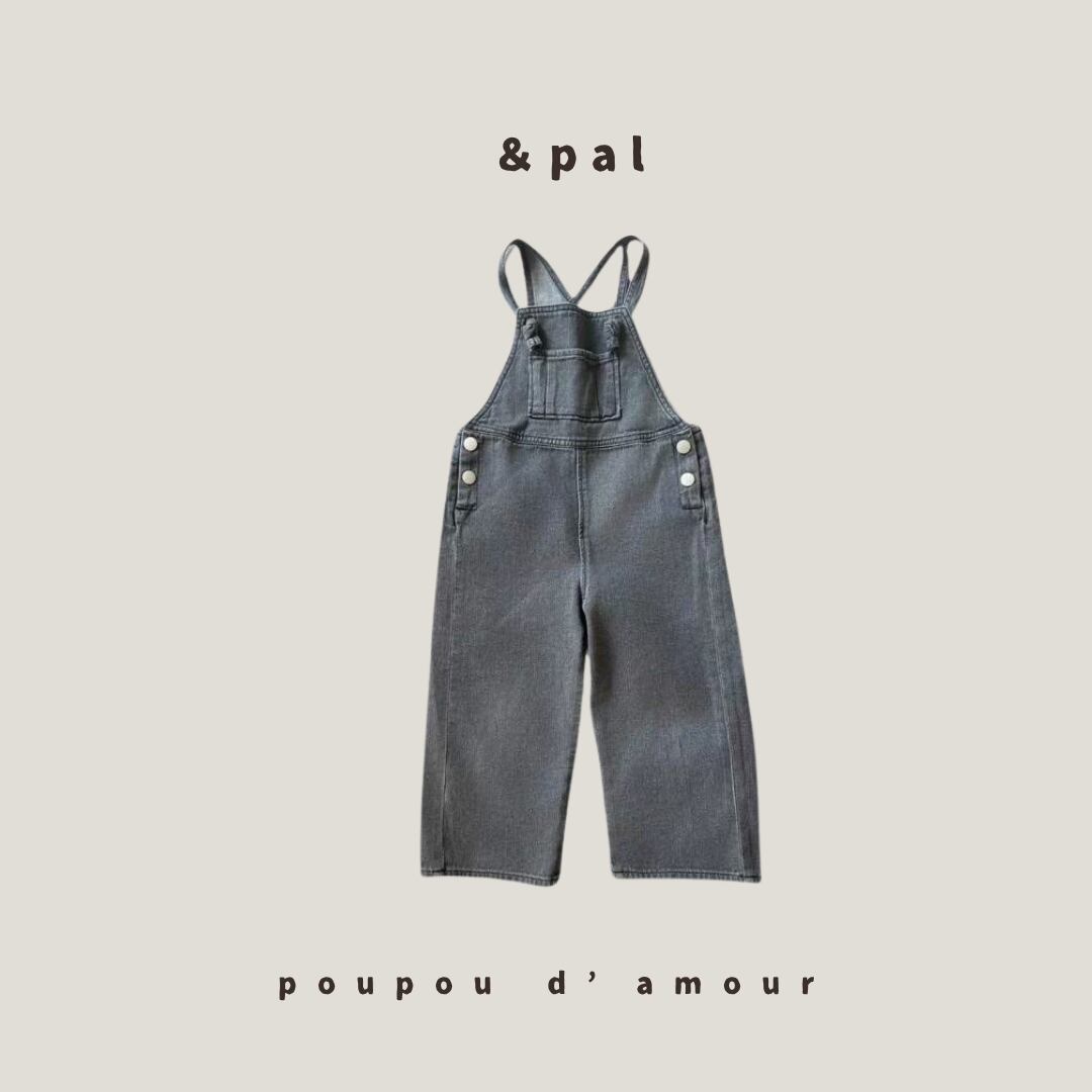 【即納】&pal|denim salopette|デニムサロペット