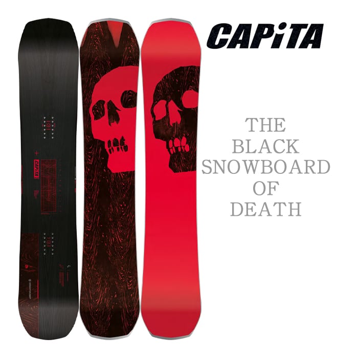 24-25モデル. CAPITA .『 BLACK SNOWBOARD OF DEATH
