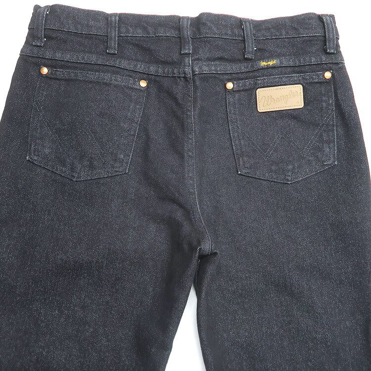 古着 ラングラー Wrangler ブラックデニムパンツ ジーンズ ジーパン