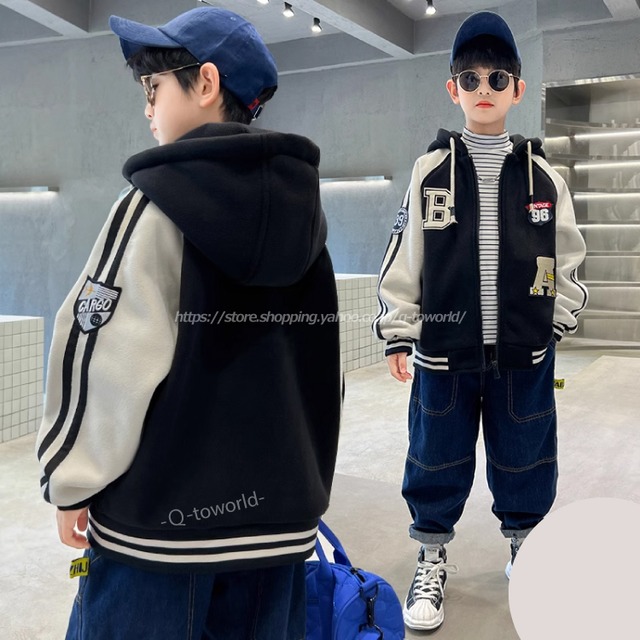 【110㎝-170㎝】ジャケット　アウター　フード　カジュアル　男の子　子供服　韓国子供服　韓国　オシャレ　ジュニア