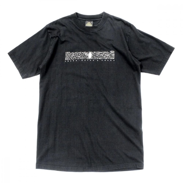 Franz Kafka Vintage Art T-Shirt [Franz Kafka - Jiri Votruba] [Late 1990s-] XL BK