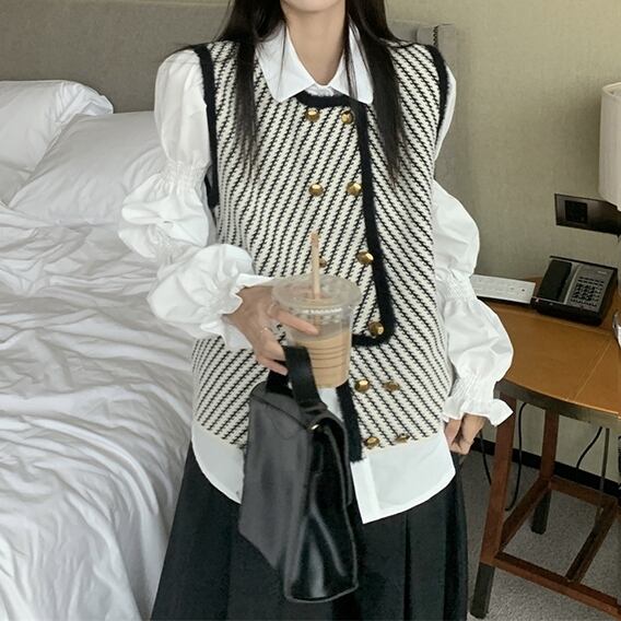 トップス レディース ベスト ジレ 前開き 変形デザイン かわいい 大人可愛い きれいめ カジュアル 上品 エレガント 清楚 フェミニン シック フォーマル かっこいい おとな 送料無料 マニッシュ 個性的 モダン ボーダー 縞 オフィス ビジネス OL 通勤 学生 通学 デート お出かけ 女子会 休日 パーティー イベント 旅行 M L XL 2XL 3XL 大きいサイズ プラスサイズ ブラック 黒 春 秋 冬 20代 30代 40代 韓国 着回し 普段使い 重ね着 体型カバー 楽ちん ファッション