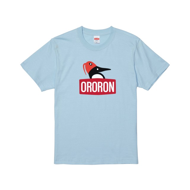 ORORON　Tシャツ　おもしろ　パロディ　ご当地　北海道　オロロン　天塩