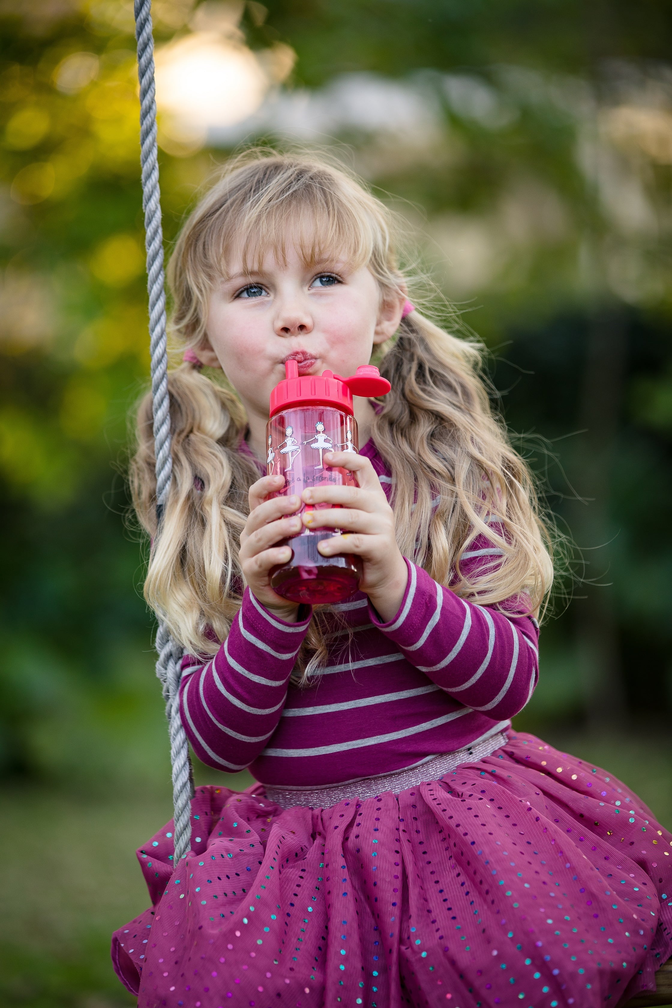 Drinking Bottle with optional straw　Ballet_44BT2