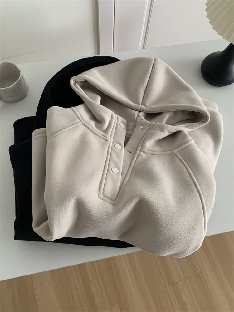 3way Neck Hoodie