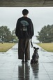 傘とシュナウザー(black) バックプリントスウェット