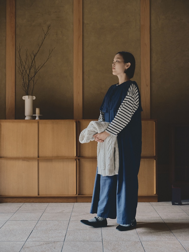 ombra　オンブラ　ケープ付きサロペット　No.FF003