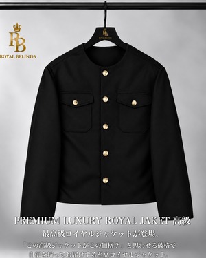 PREMIUM ROYAL JAKET BLACK 高級【RB-26001】