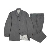 Karl Helmut カールヘルム コレクション セットアップ スーツ 上(L) 下(XL) /グレー