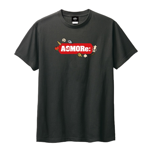 AOMORe: S/S TEE SMOKE BLACK