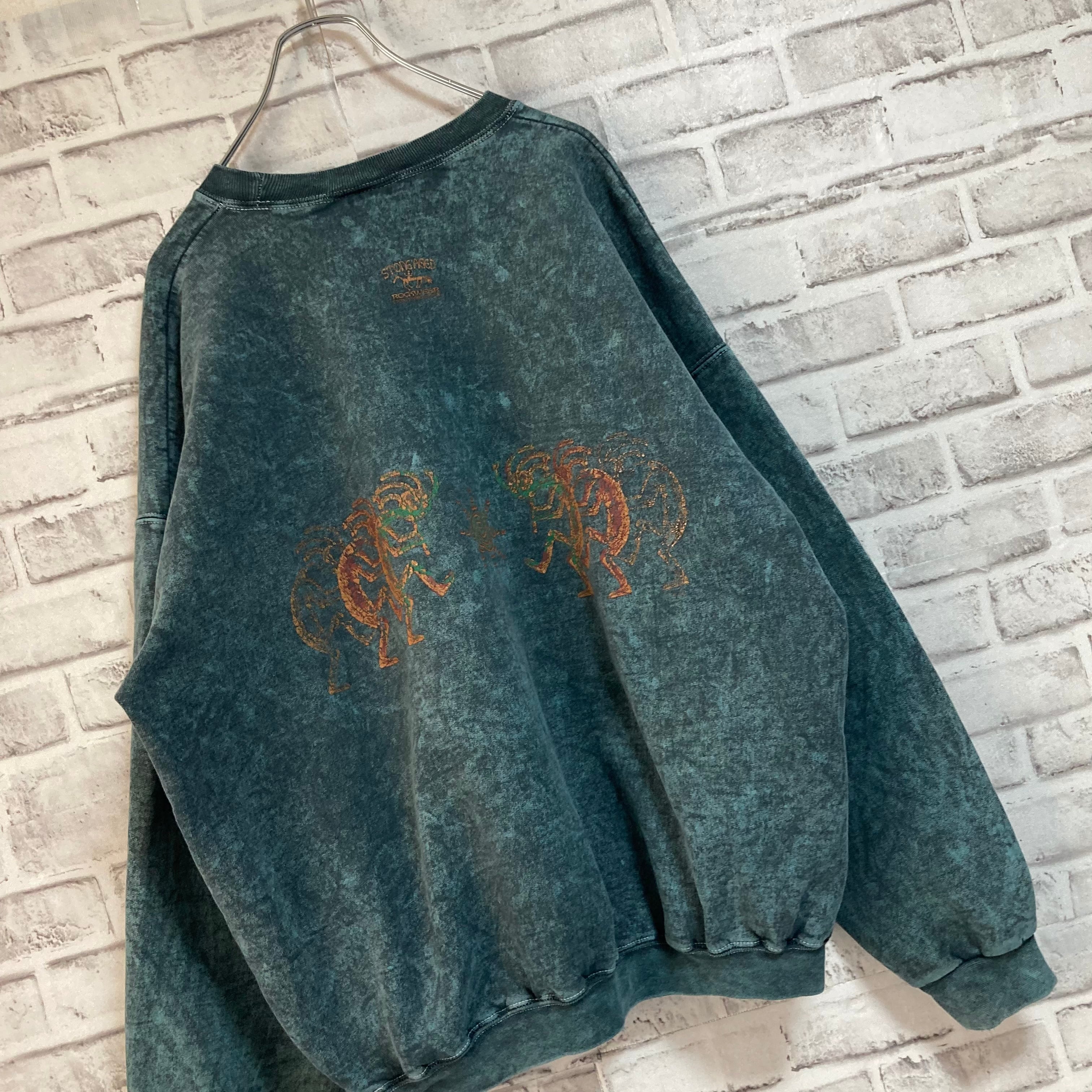 Hanes】ULTIMATE COTTON L/S Sweat XL 90s Made in USA “STONE AGED ...