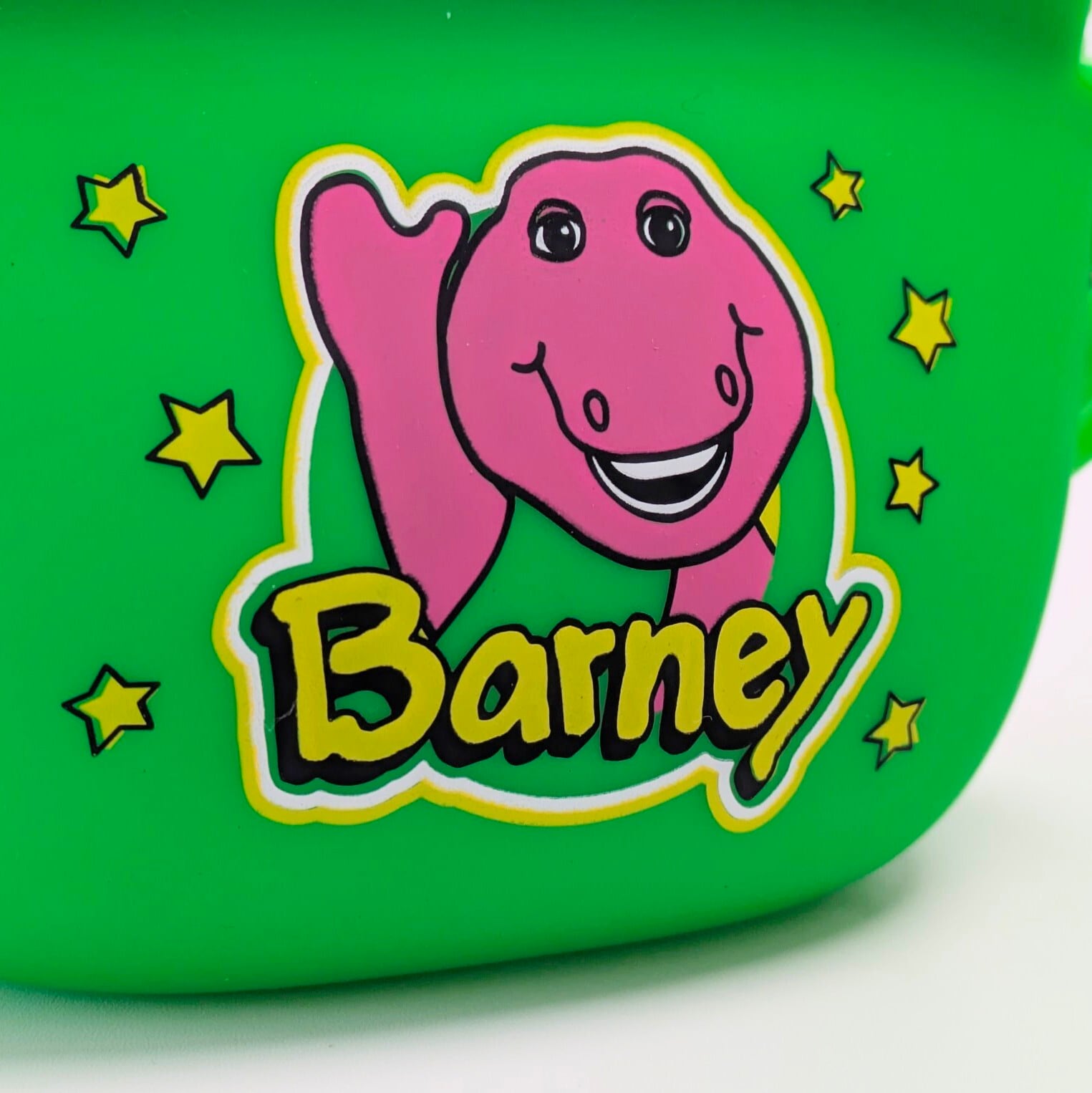 【 Barney ( バーニー ) 】SILICONE POUCH ( シリコーンポーチ ) ストラップ付き / 小物入れ / コインケース / コスメポーチ 〚アメリカン雑貨 アメトイ〛
