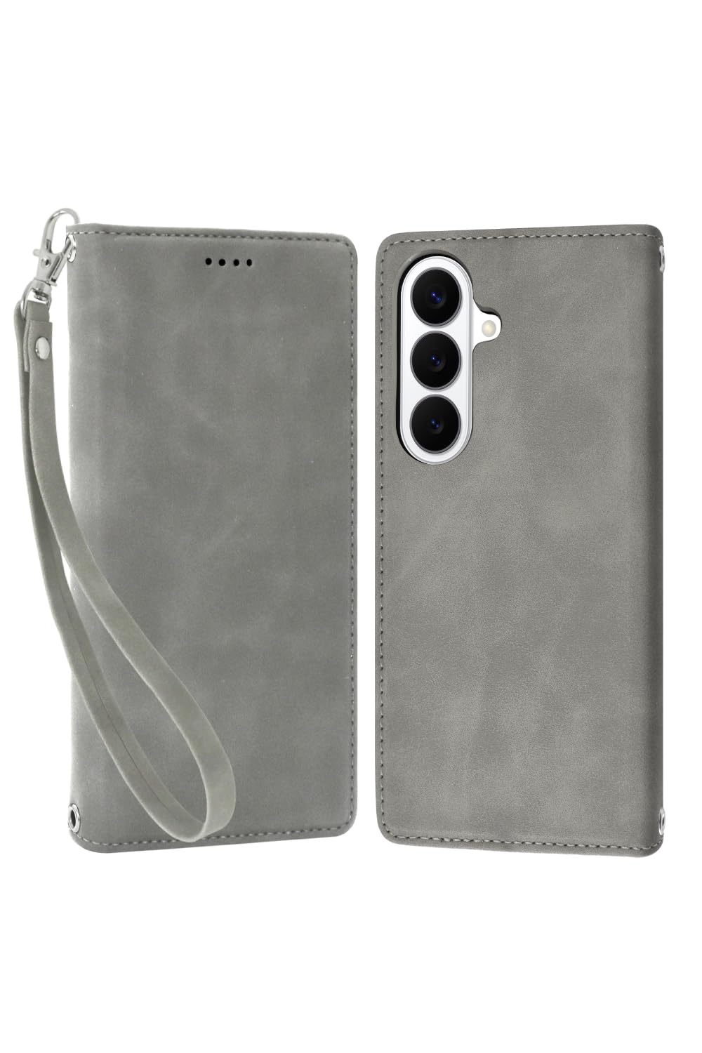 シズカウィル Galaxy S26 用 SC-51G 用 SCG36 用 ケース カバー 手帳型 アイファンデ2 フロスティグレー 1個入り
