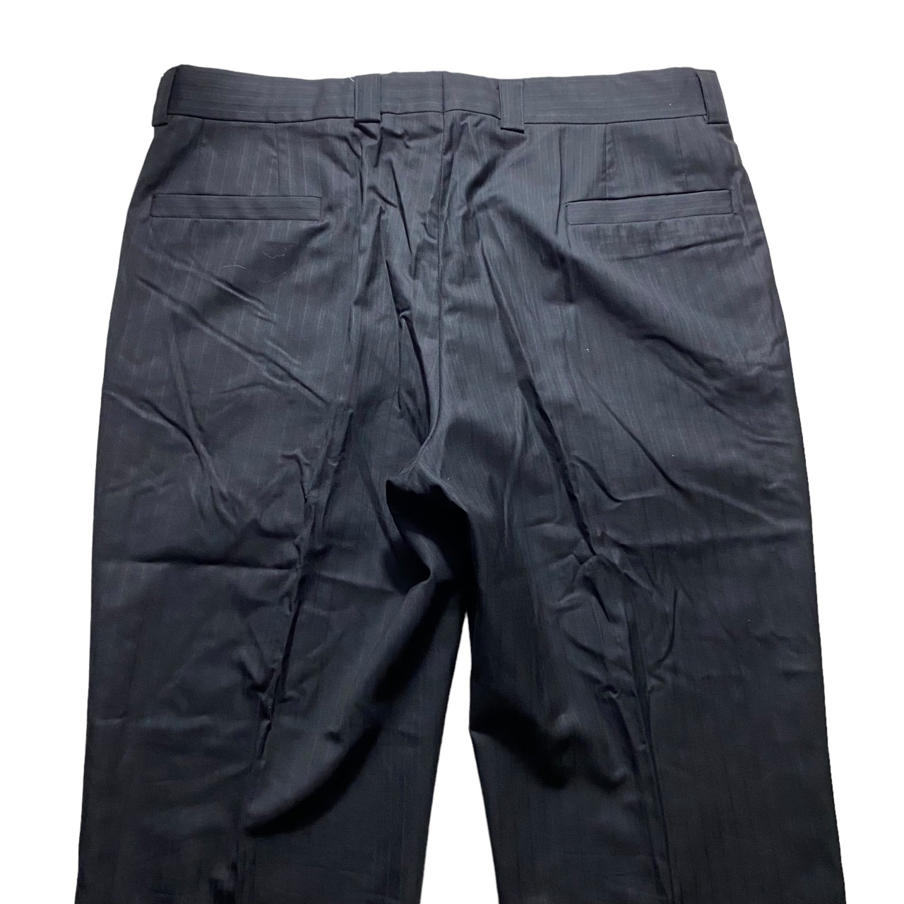 VERSACE COLLECTION black stripe slacks