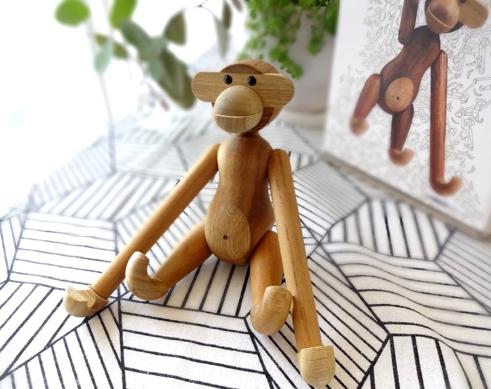 Kay Bojesen Monkey / カイ・ボイスン インポートフィギュア モンキー 猿 チーク製 デンマーク 北欧　正規品