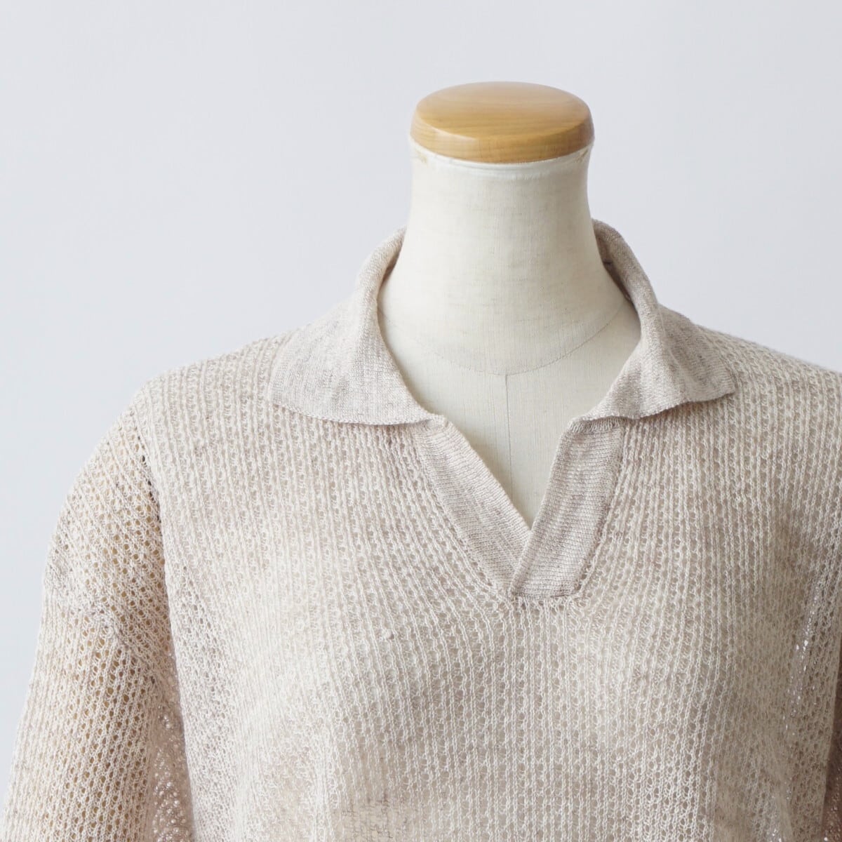 HERILL/へリル・ Linen WG Polo | a flat shop HERILL/へリル・ Linen WG Polo | a flat shop