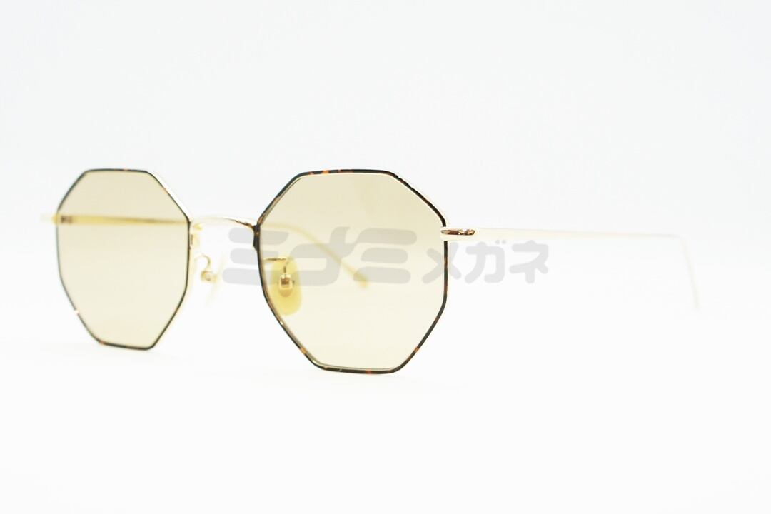 【美品】bostonclub ヘプタゴン　サングラス　メタルフレーム Boston Club（ボストンクラブ） RICK 02 Antique Gold アンティーク