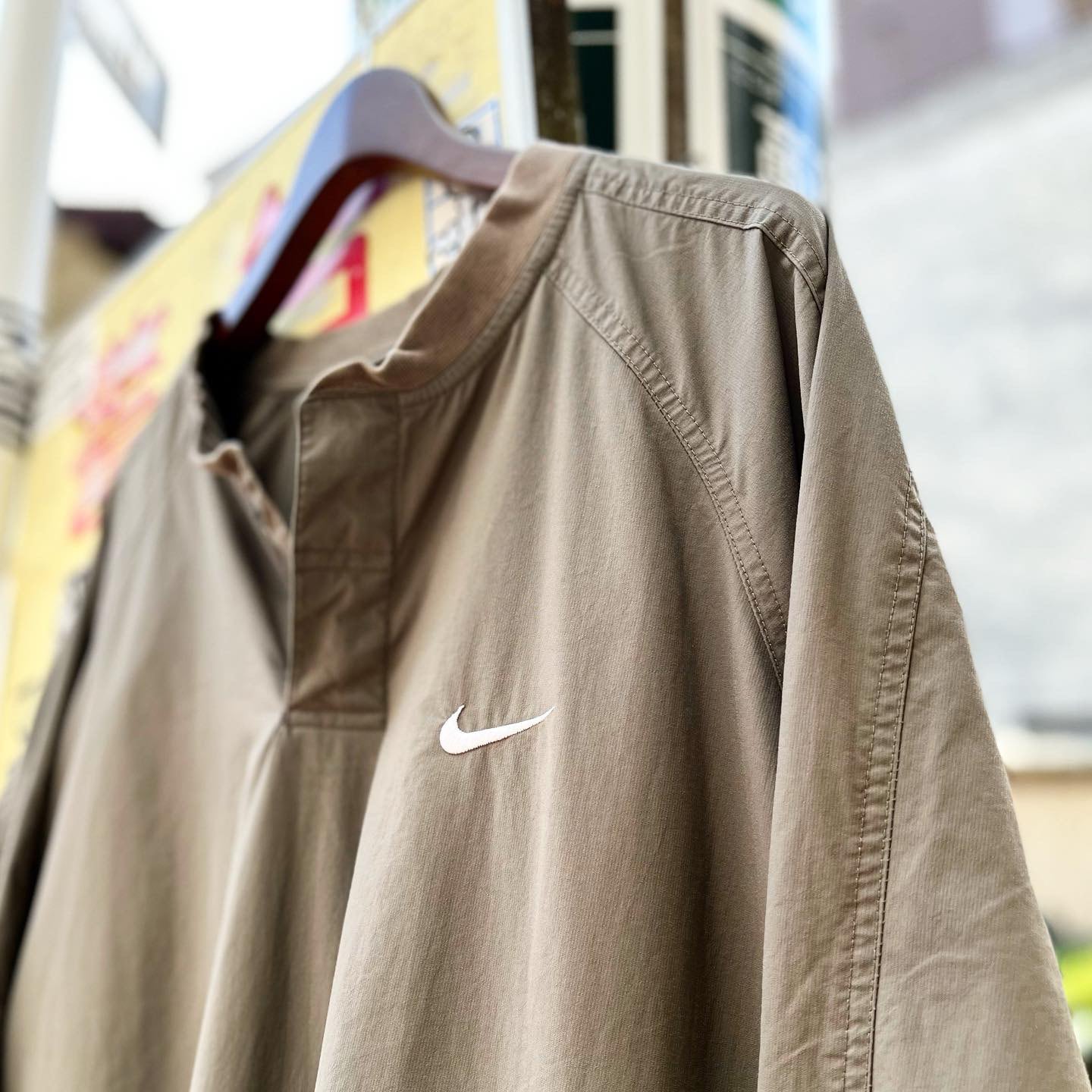 XL NIKE ナイキ★トリコカラー ナイロンジャケットピステプルオーバー