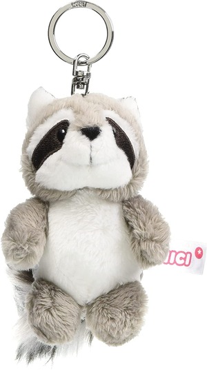 【在庫のみ】NICI(ニキ) キーホルダー アライグマ ラクーン 10㎝ BB キーリング 3041133