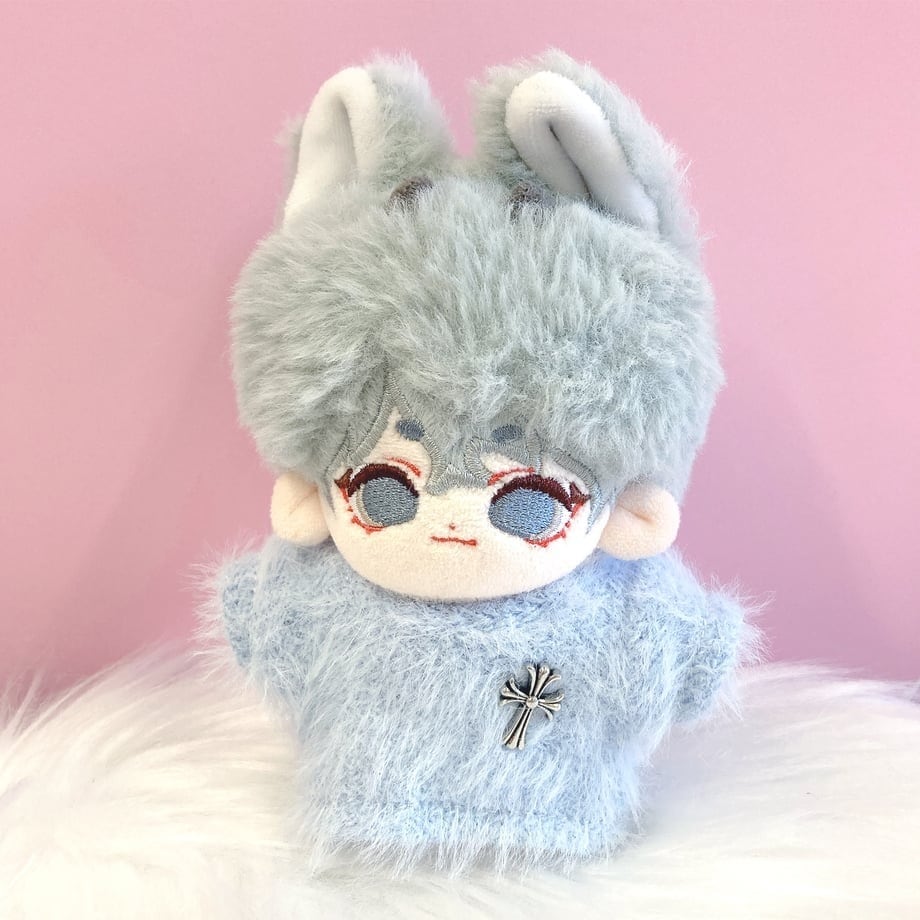 ぬいぐるみ用 十字架付きファーニット【10〜15cm用】TGMC-1254