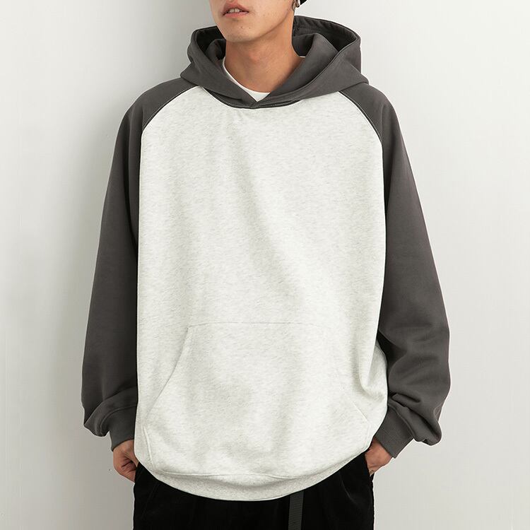 ★SPLICING CONTRAST COLOR HOODIE　　　20282