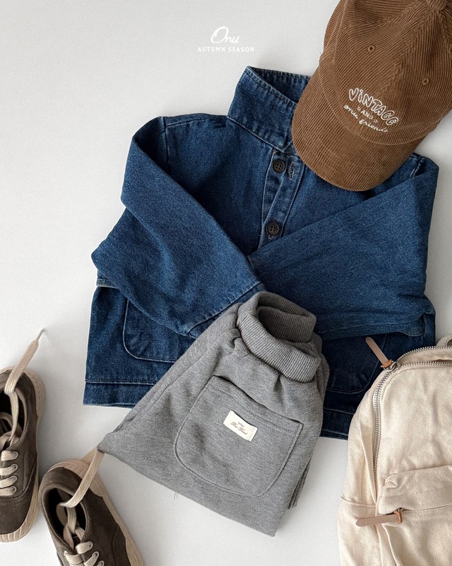 〘予約〙onu / Pocket blue jacket