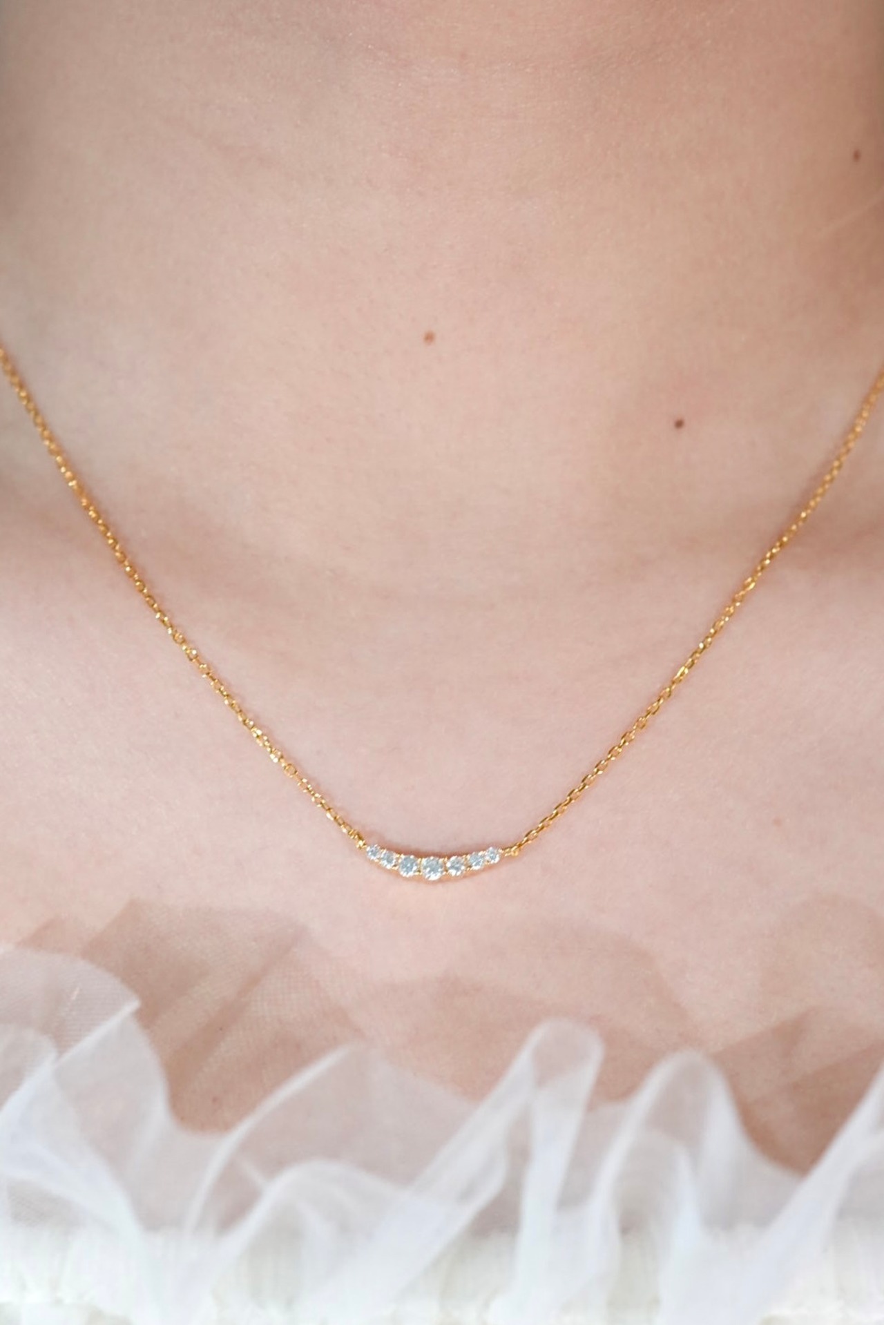 mini tiara necklace