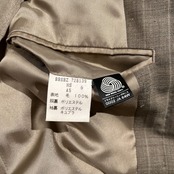 Brooks Brothers ブルックスブラザーズ ストライプ セットアップ 2B スーツ A5 /グレージュ系/上下セット/メンズ