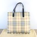 .BURBERRY LONDON CHECK PATTERNED TOTE BAG/バーバリーロンドンチェック柄トートバッグ2000000055442