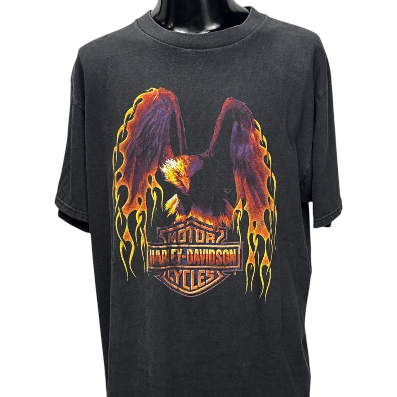 【HARLEY-DAVIDSON】ハーレーダビッドソン "EAGLE & FLAME" 90's Vintage Tシャツ