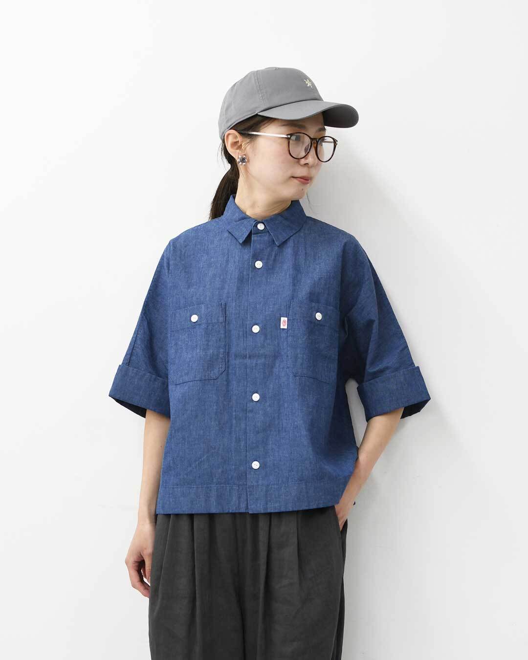 DANTON [ダントン] W COTTON DOLMAN WORK SHIRT [DT-B0345SCA
