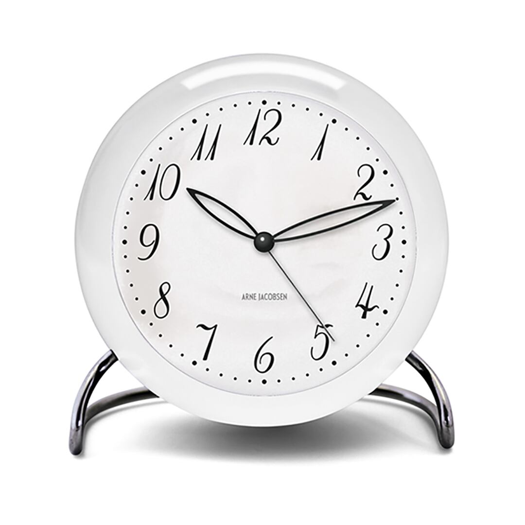 新品 Arne Jacobsen TABLE CLOCK ホワイト Y*K様 ARNE JACOBSEN 置時計