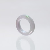 【16号】 レアカラー! lavender 翡翠くり抜き甲丸リング A貨翡翠 jd_rg2520