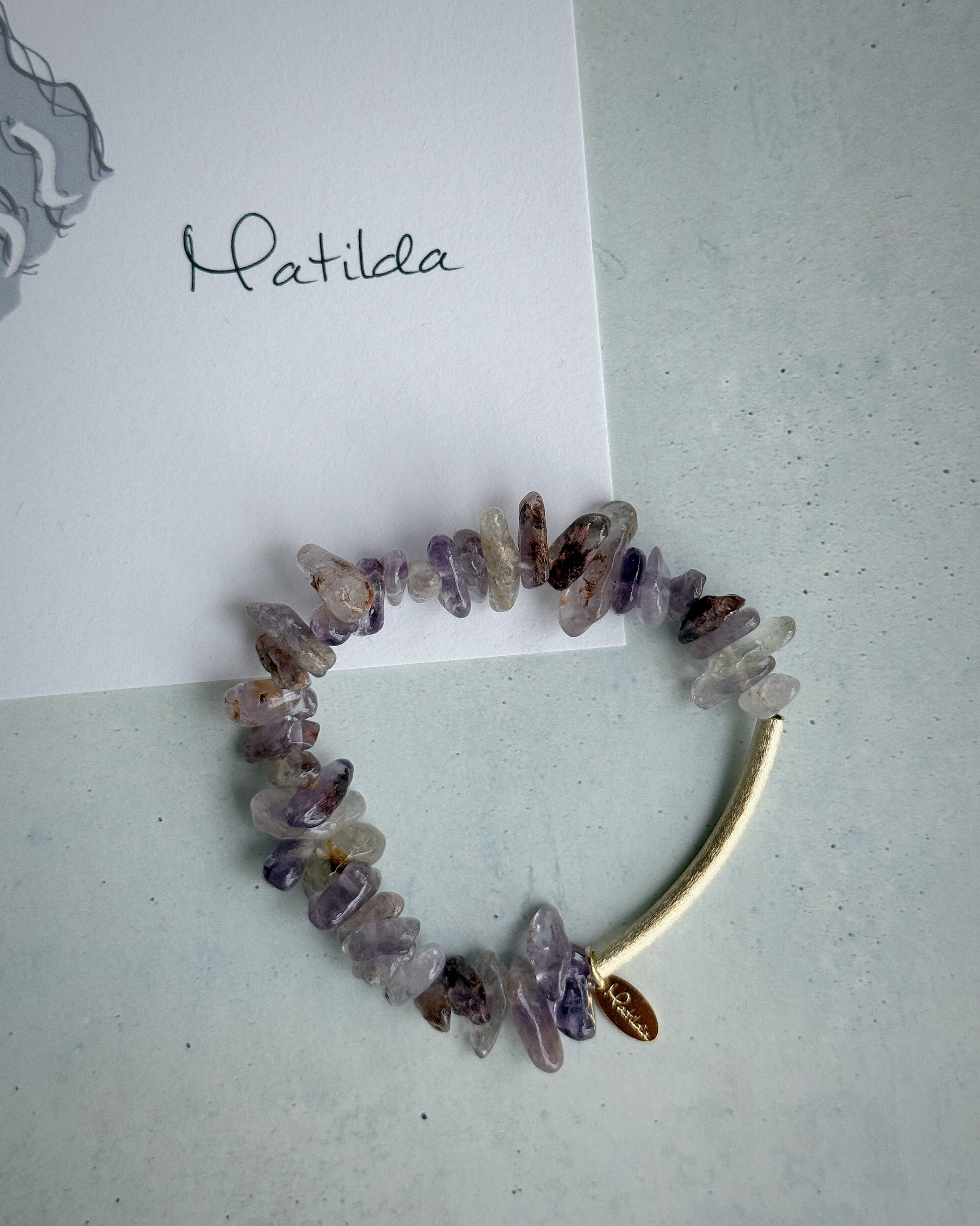 【再販】Tube & stone bracelet(スーパーセブン)