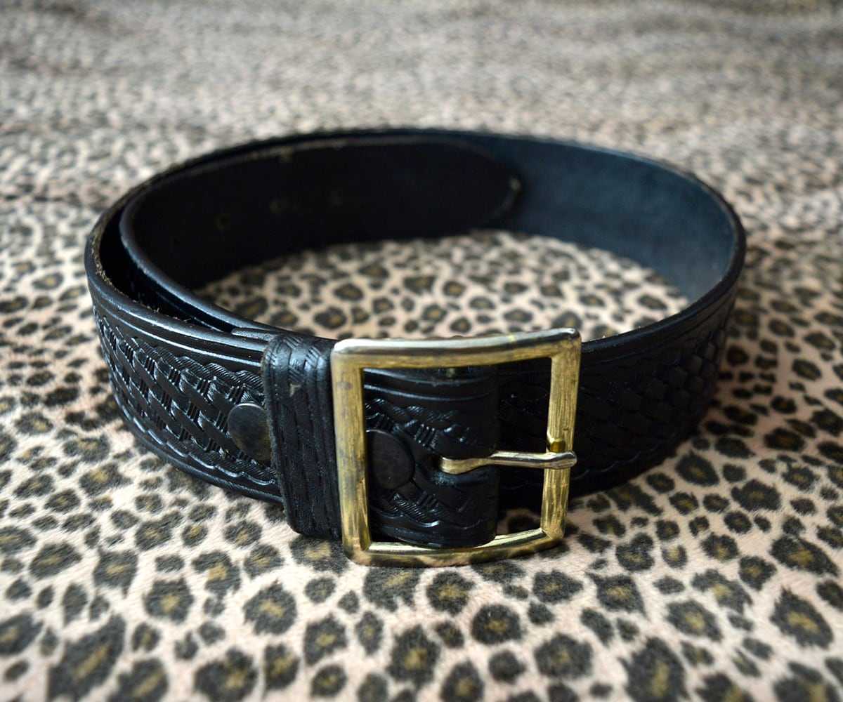 GOOD! TRIPLE K BASKET WEAVE GARRISON BELT 32 | SECOND TIME GLORY
