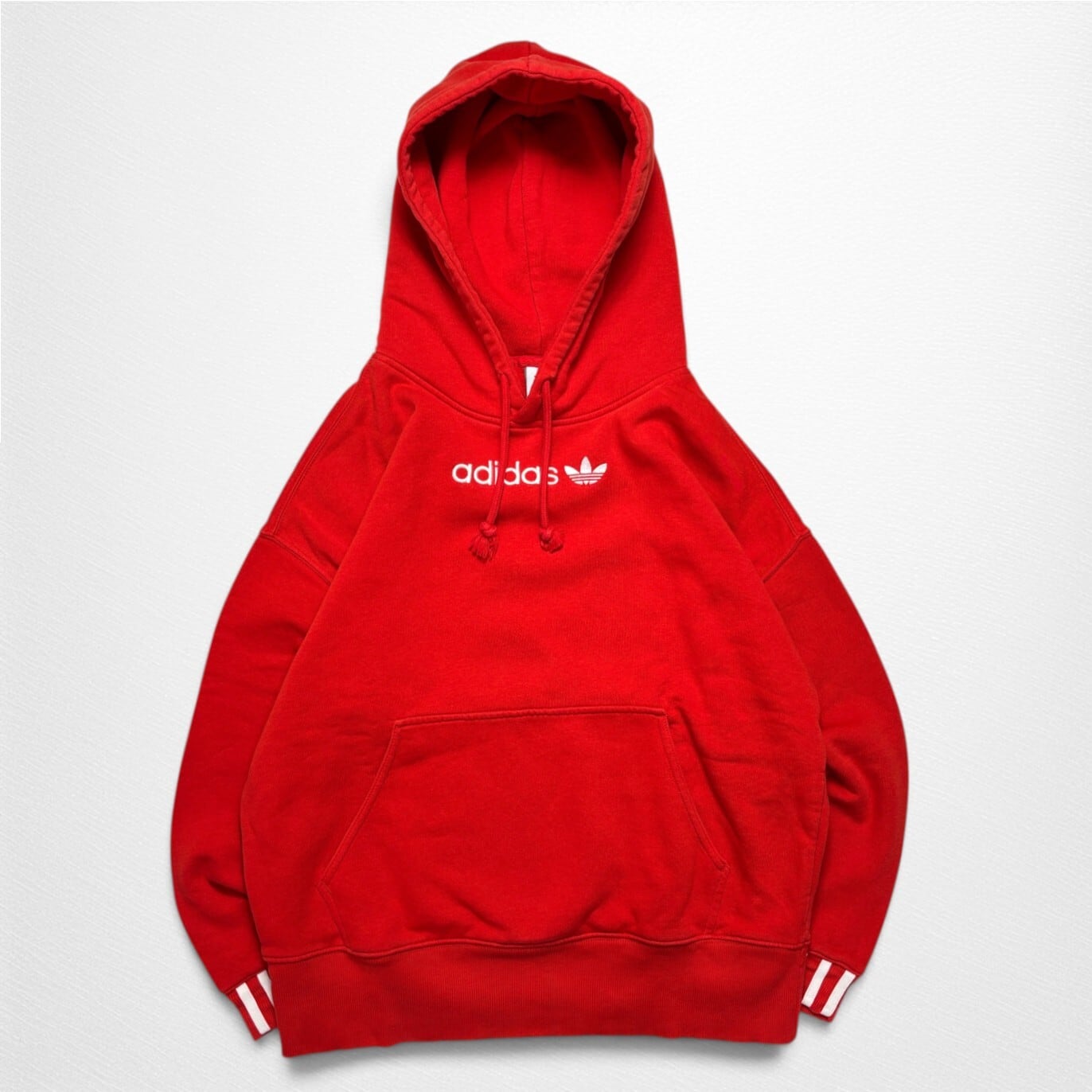 adidas Originals】アディダスオリジナルス COEEZE HOODIE レッド ロゴ