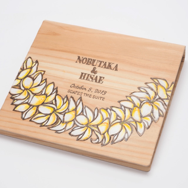 Wood File A5 【Plumeria Lei】