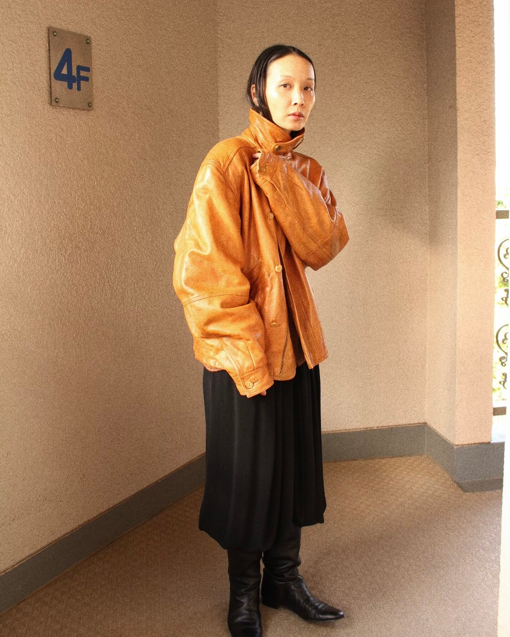 80s LOEWE leather blouson | sunnyvintage